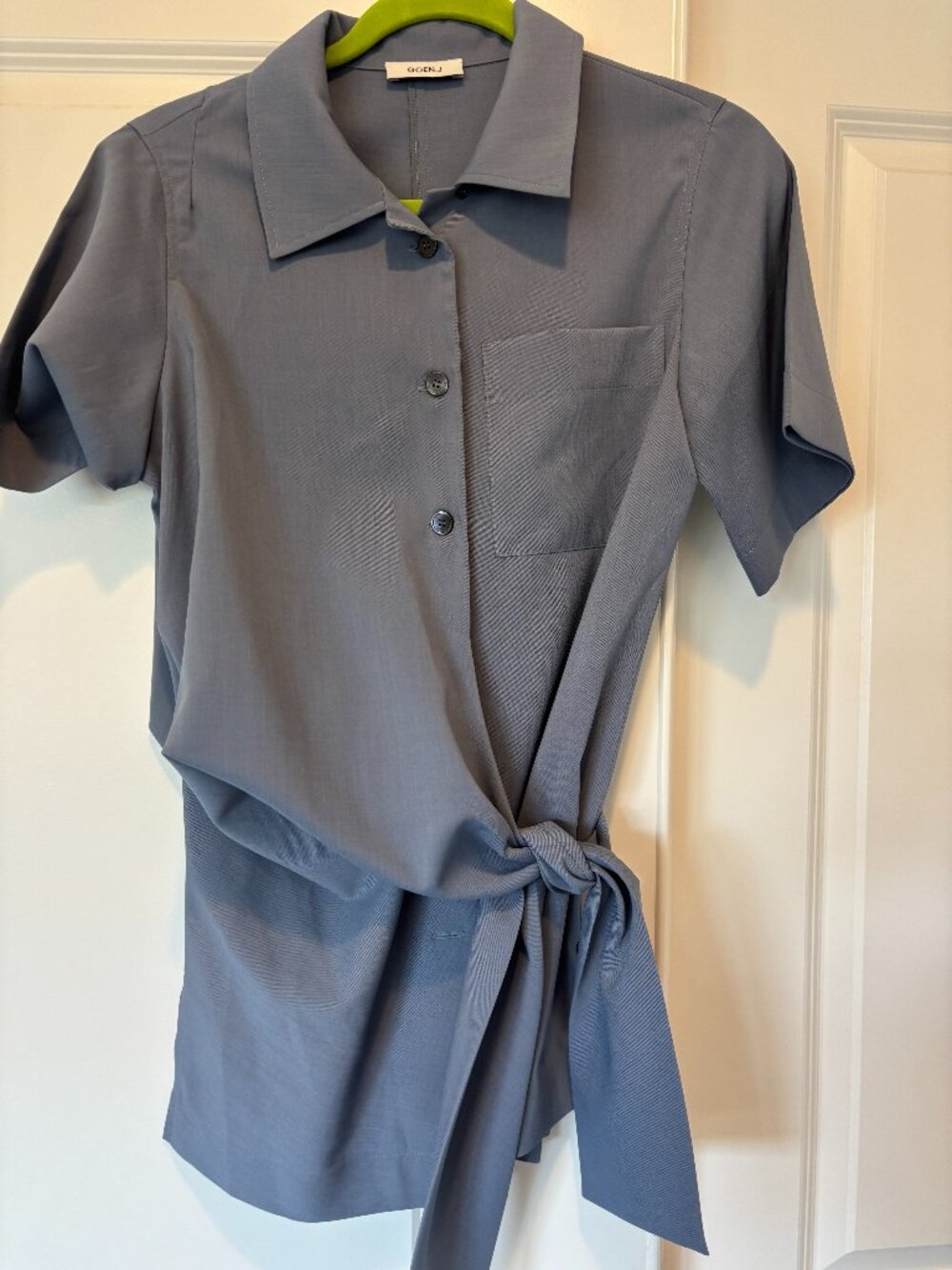 NWT Goen J. Tunic style blouse with side sash (oversize fit) size US 4
